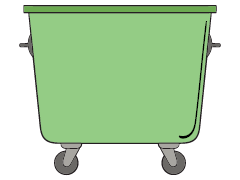 Contêiner para papel usado
