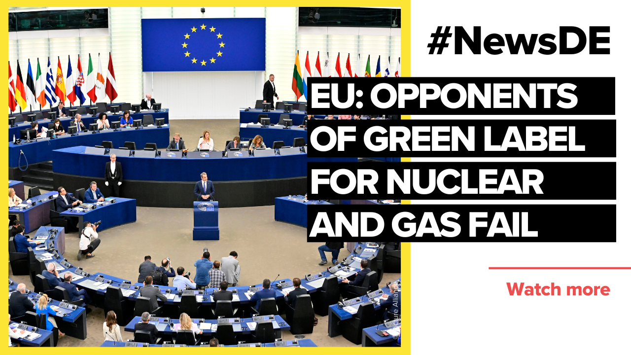 Opponents Of Green Label For Nuclear And Gas Fail In The EU