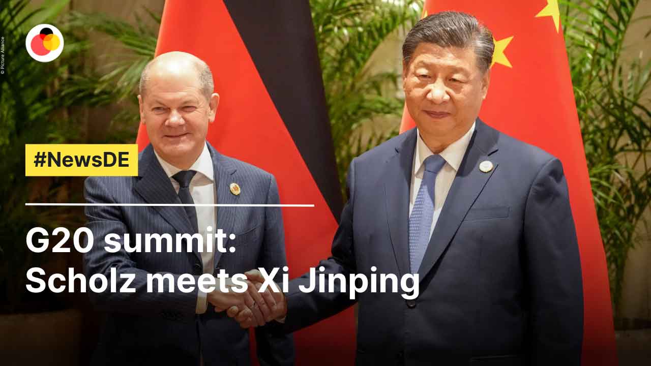 G20 summit: Scholz meets Xi Jinping