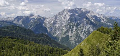 Paisaje natural: el Watzmann en Baviera.  