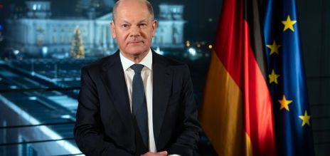 Federal Chancellor Olaf Scholz delivering his New Year's address 