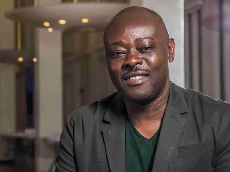 Helon Habila, renowned author and Curator in Residence Helon Habila, renowned author and Curator in Residence