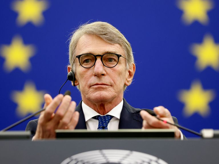 EU-Parlamentspräsident Sassoli gestorben EU-Parlamentspräsident Sassoli gestorben