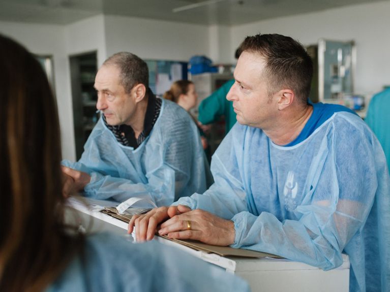 A good team: cardiologists Berger (left) and Assa A good team: cardiologists Berger (left) and Assa