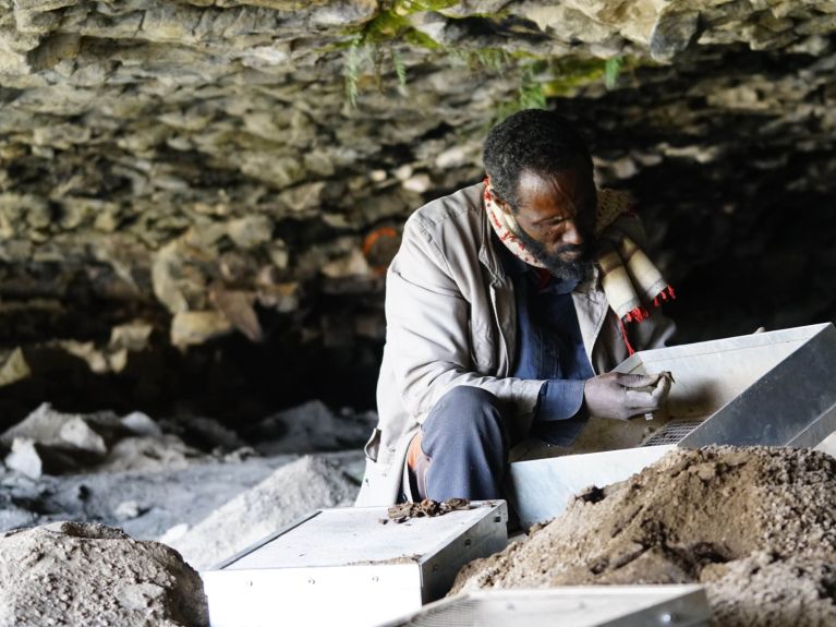 Gash Hassan, excavation assistant in Ethiopia