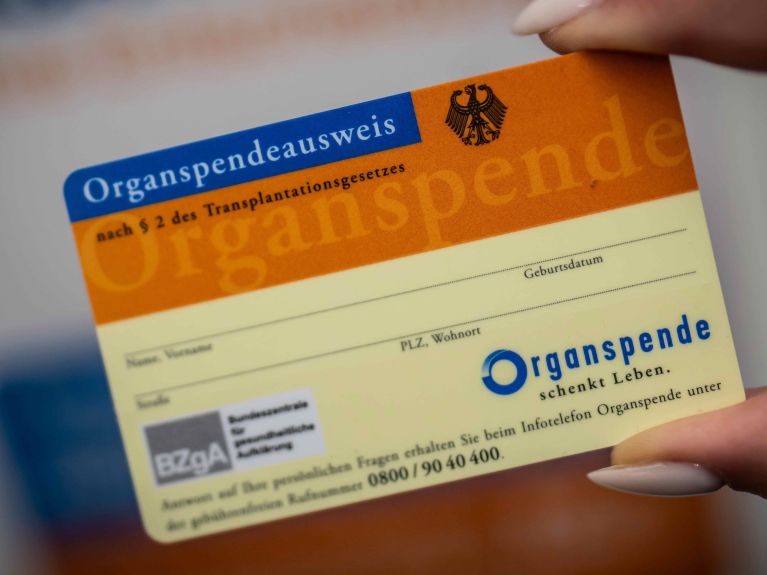 740.000 Organspendeausweise wurden im Januar 2020 beantragt.