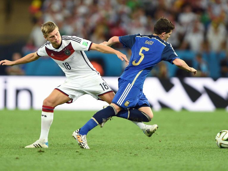 Karriere-Highlight: Toni Kroos im Finale der WM 2014 in Brasilien