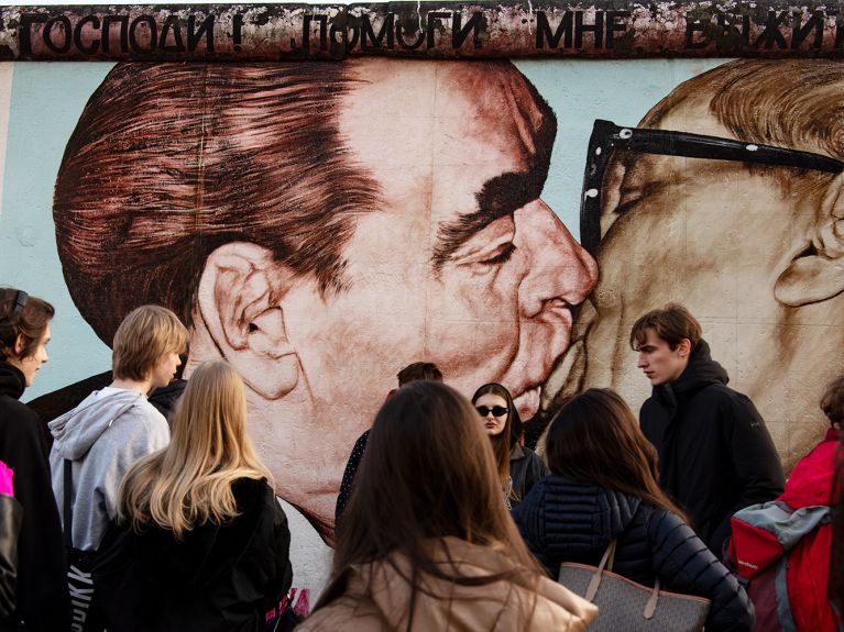 East Side Gallery in Berlin – el Muro pintado