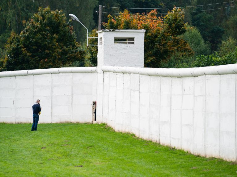 O Museum Mödlareuth, hoje um museu, naquela época dia-a-dia