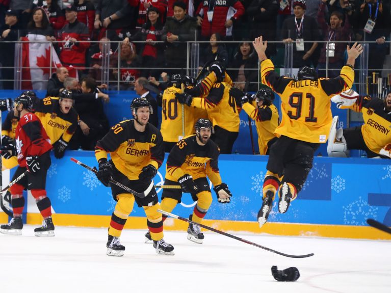 EishockeySensation Deutschland im OlympiaFinale