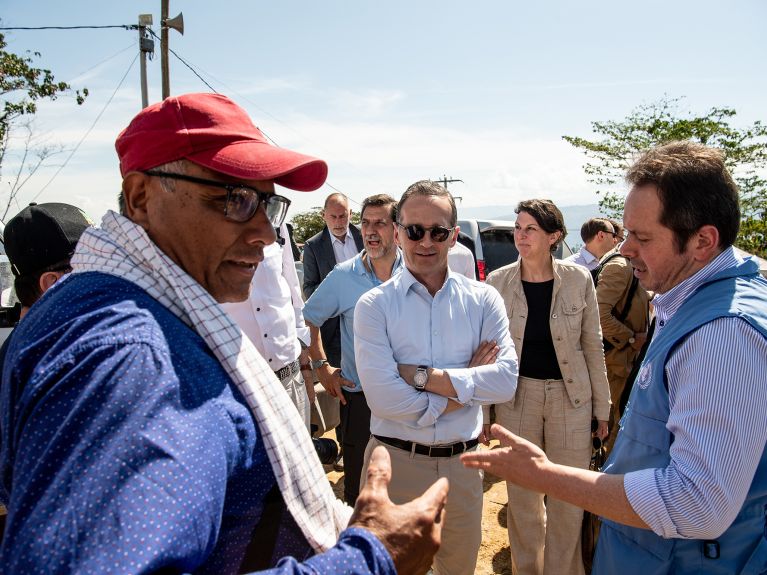 Heiko Maas, ministro de RR. EE. de Alemania, en Colombia: reintegración de exguerilleros