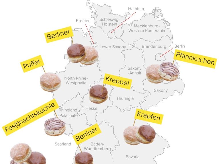 The german donut and its many names