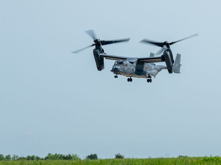 The Wingcopter founders were inspired by the Bell-Boeing V-22 Osprey. The Wingcopter founders were inspired by the Bell-Boeing V-22 Osprey.