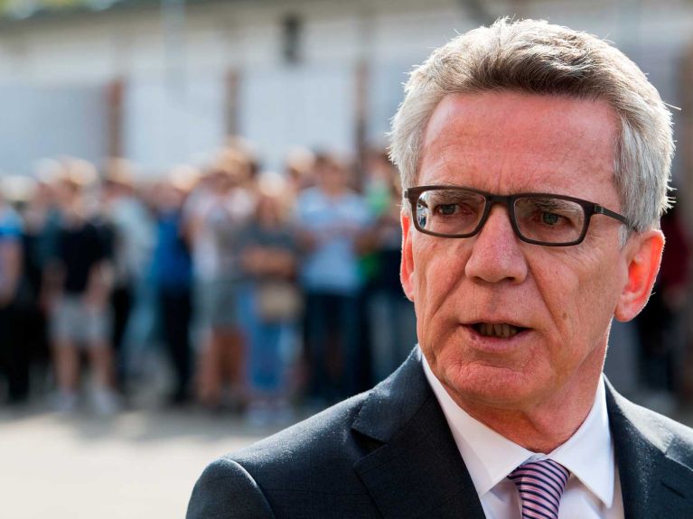 German Federal Minister of the Interior Thomas de Maizière German Federal Minister of the Interior Thomas de Maizière