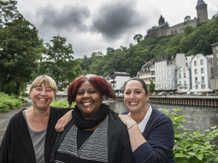 Anette Wesemann, Nadja Mehari and Samira Lorsbach