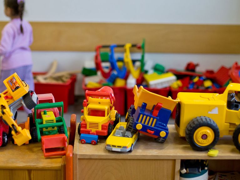 Spielzeug im Kindergarten