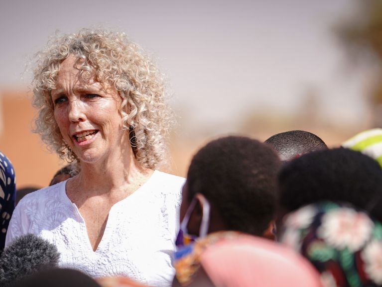 Jennifer Morgan au Niger