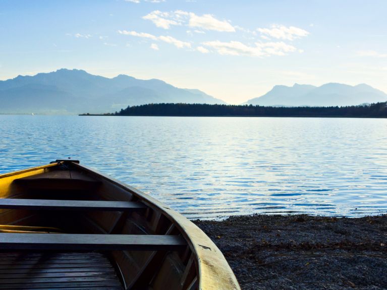 The Chiemsee in the Alpine foothills