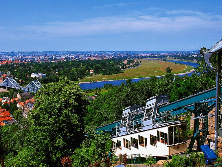 View of Dresden and the Elbe