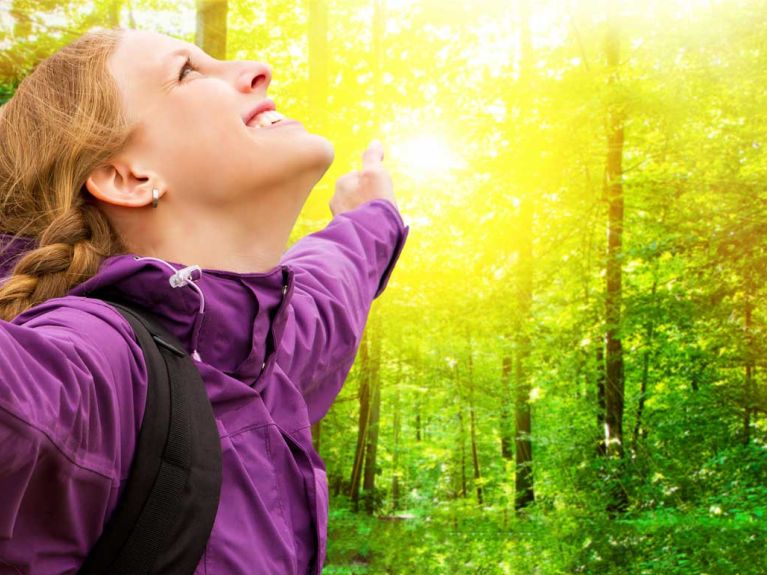 Young woman enjoy the day