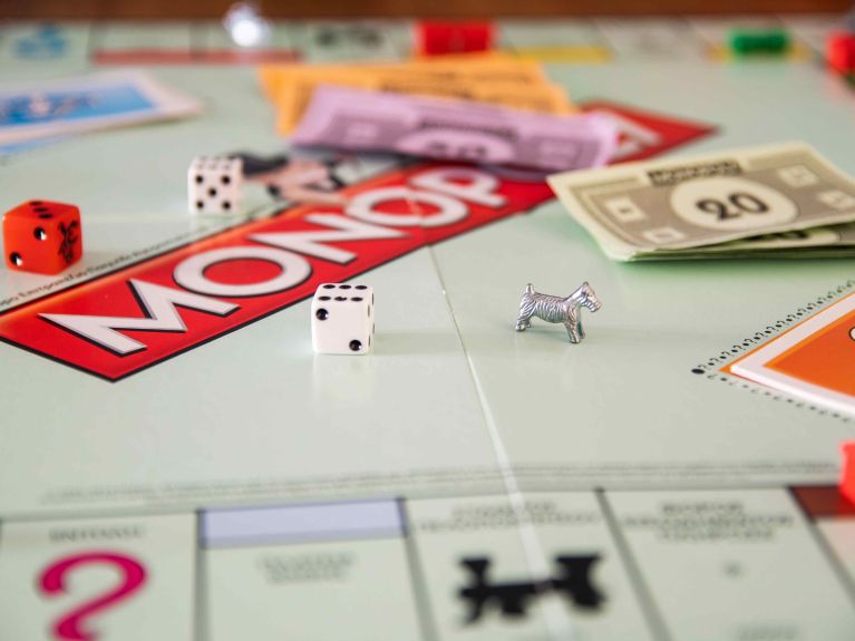 Germans love the board game Monopoly. Germans love the board game Monopoly.