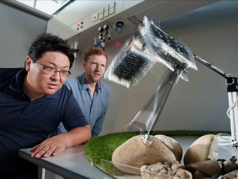 Robotics research: Toshihiko Fukushima and Thomas Buchner Robotics research: Toshihiko Fukushima and Thomas Buchner