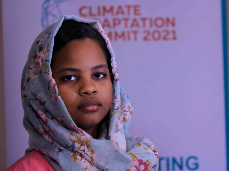 Nisreen Elsaim s’investit depuis 2012 déjà pour la protection du climat.