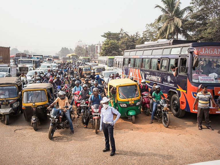 Traffic in Bhubaneswar