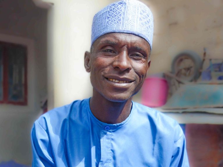 Bulama Dadi es el jefe de la aldea de Ngarannam, en el noreste de Nigeria. Bulama Dadi es el jefe de la aldea de Ngarannam, en el noreste de Nigeria.