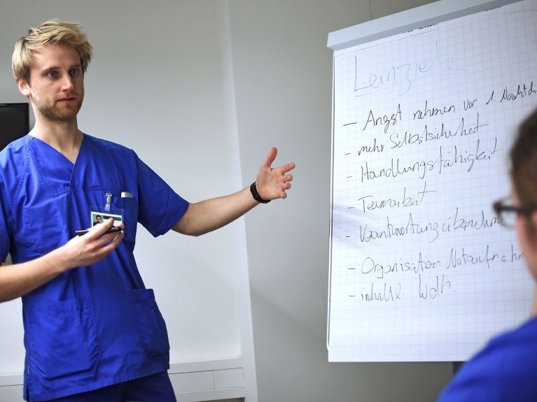 Studying medicine at the Charité Hospital in Berlin