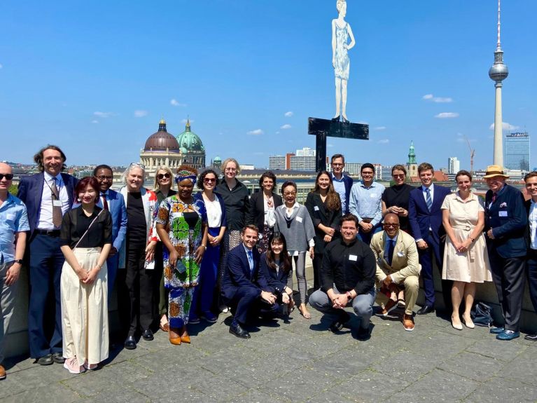 Teilnehmende der Besucherreise in Berlin