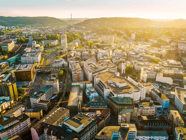 A bird’s-eye view of Wuppertal