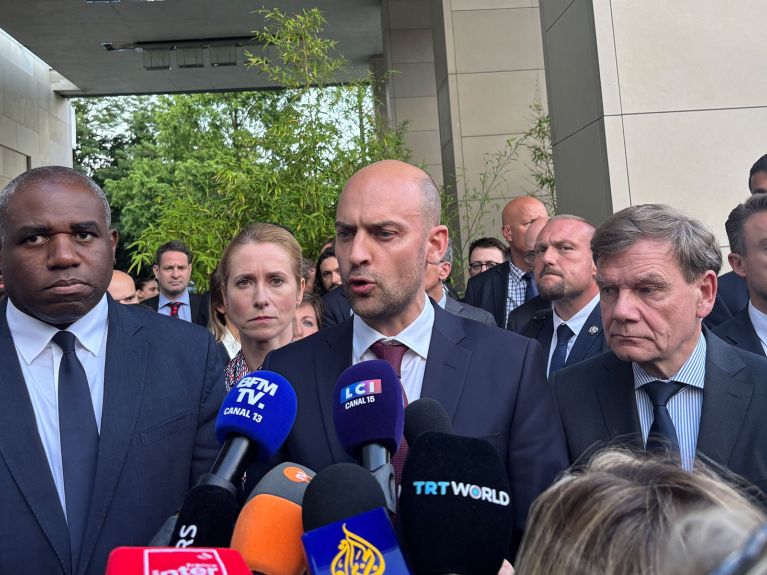 The Foreign Ministers of the UK, France and Germany in June. The Foreign Ministers of the UK, France and Germany in June.