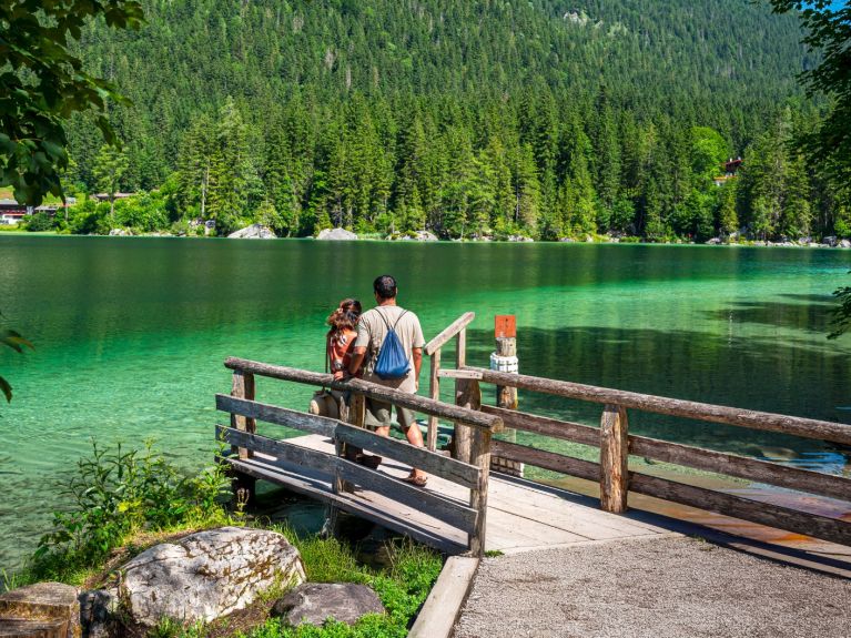 Hintersee Lake near Berchtesgaden in Bavaria Hintersee Lake near Berchtesgaden in Bavaria
