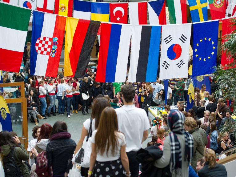 L’International Day à l’Université Viadrina à Francfort/Oder. 