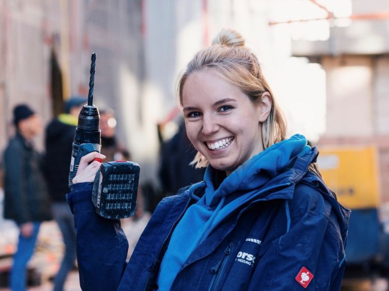 Antonella Menrath opted for a career in the skilled crafts.  Antonella Menrath opted for a career in the skilled crafts.