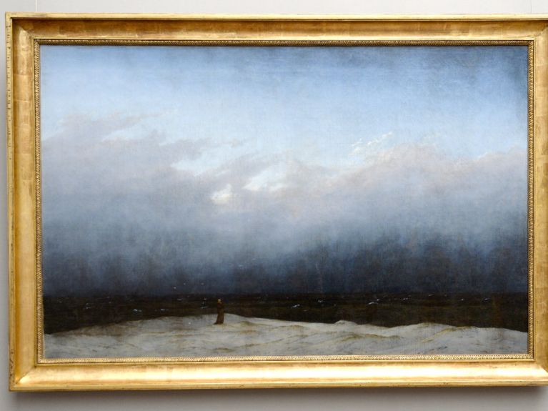 忧郁之美:老国家画廊中的《海边修士》  忧郁之美:老国家画廊中的《海边修士》