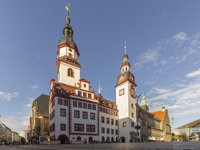 The old town hall at the market square in Chemnitz The old town hall at the market square in Chemnitz