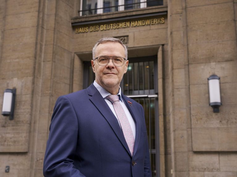 A good future: Jörg Dittrich promotes the skilled crafts. A good future: Jörg Dittrich promotes the skilled crafts.