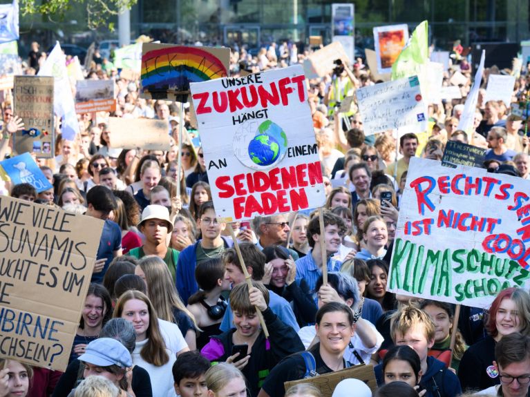 Fridays for Future: activists demonstrate at the climate strike. Fridays for Future: activists demonstrate at the climate strike.
