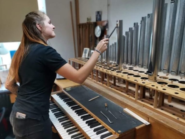 Organ building requires a musical instinct. Organ building requires a musical instinct.