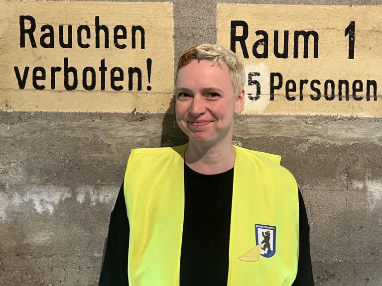 Aranka Haneke arbeitet bei den Berliner Unterwelten. Aranka Haneke arbeitet bei den Berliner Unterwelten.