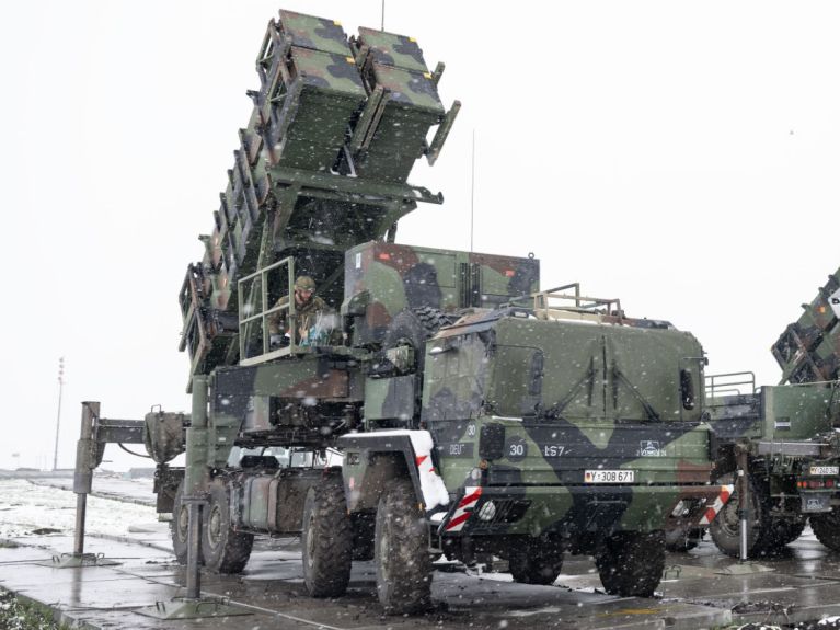 The Bundeswehr’s Patriot missiles support Poland’s air defence. The Bundeswehr’s Patriot missiles support Poland’s air defence.