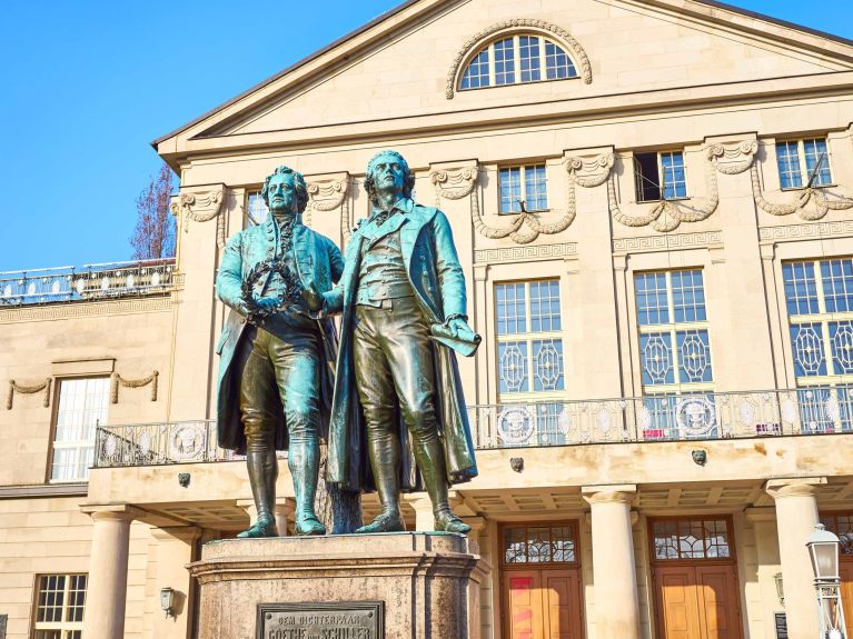 Obras en Weimar antes de ser nombrada Capital Europea de la Cultura en 1999 Obras en Weimar antes de ser nombrada Capital Europea de la Cultura en 1999