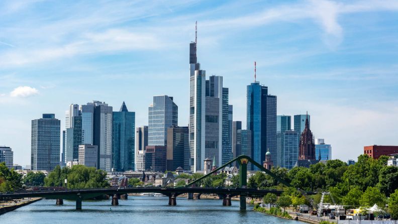 Die Skyline von Frankfurt am Main  Die Skyline von Frankfurt am Main