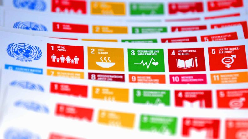 Geben die Linie vor: die 17 Ziele der Agenda 2030 Geben die Linie vor: die 17 Ziele der Agenda 2030