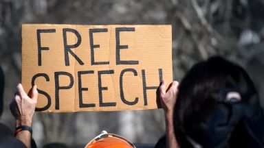 Freedom of expression is highly valued in Germany. Freedom of expression is highly valued in Germany.