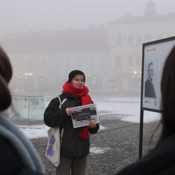 Hanna arbeitet seit vier Monaten als Freiwillige in Oświęcim 