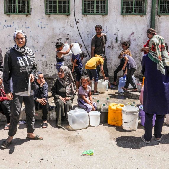 Trinkwasser wird in Gaza immer knapper.