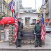 Mitten in Berlin: ehemaliger Grenzübergang Checkpoint Charlie 